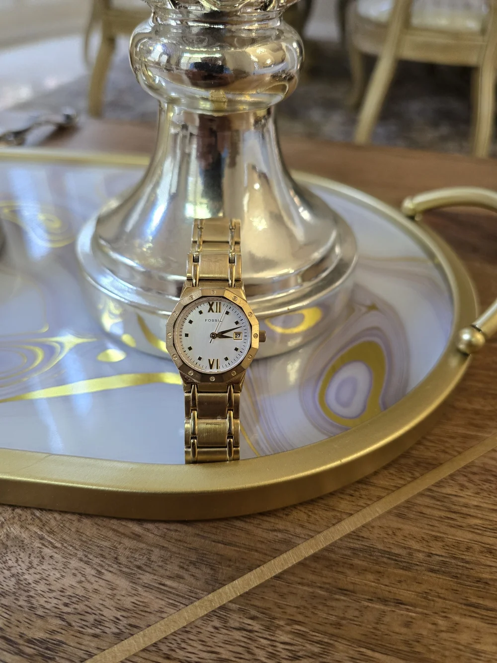 Fossil sleek wristwatch